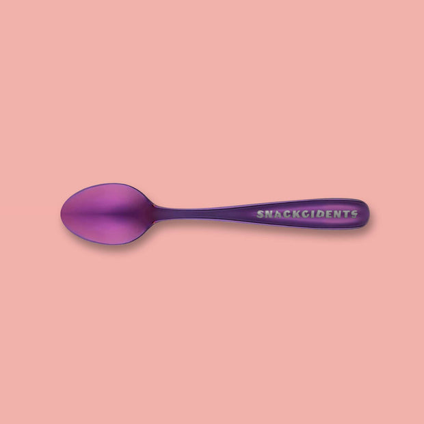 Stainless Steel Purple Spoon